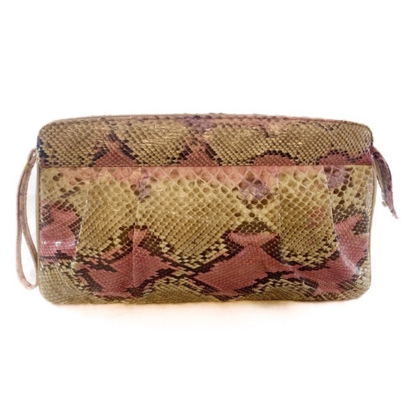 Vintage Marle Python Clutch - Picture 1 of 5